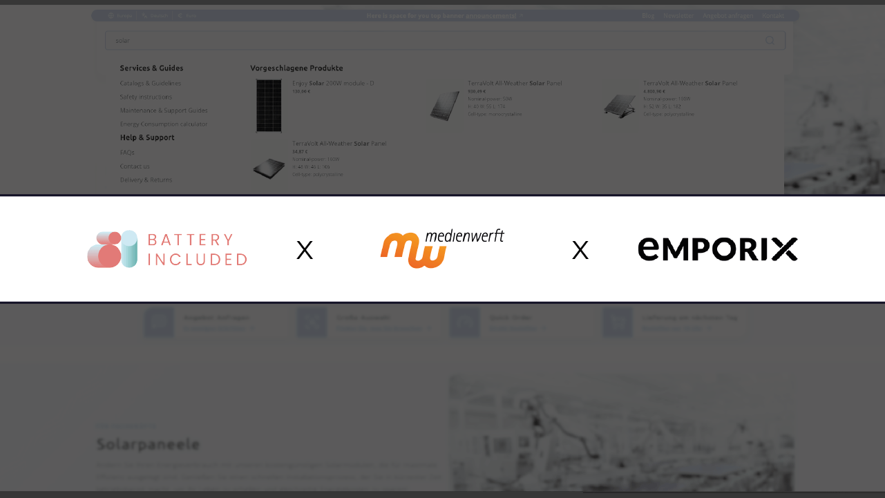 Medienwerft x Emporix x BI-8