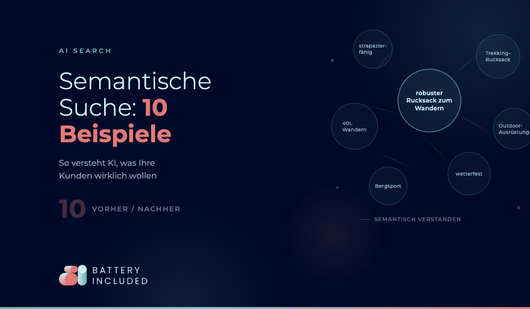 Semantische Suche im E-Commerce: 10 Beispiele, die den Unterschied zeigen