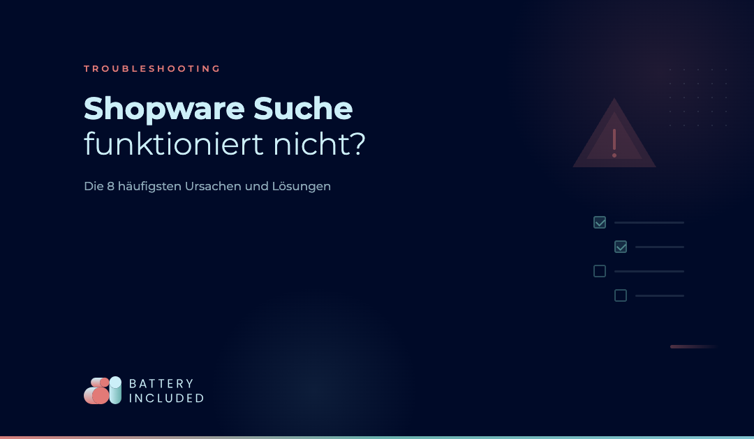 Shopware Suche funktioniert nicht? Häufige Probleme und Lösungen