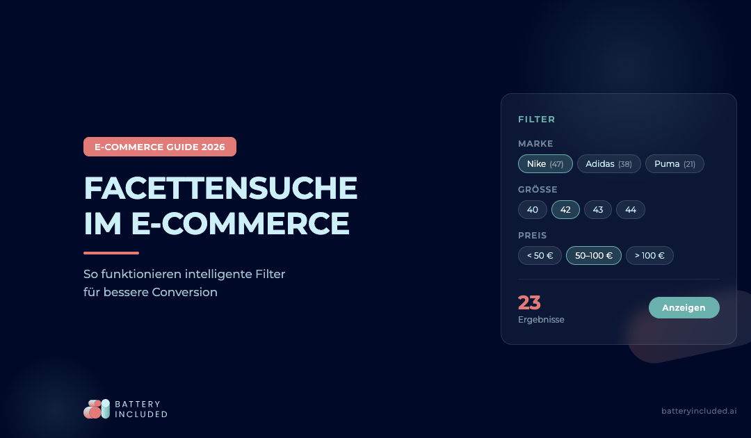 Facettensuche im E-Commerce: So funktionieren intelligente Filter